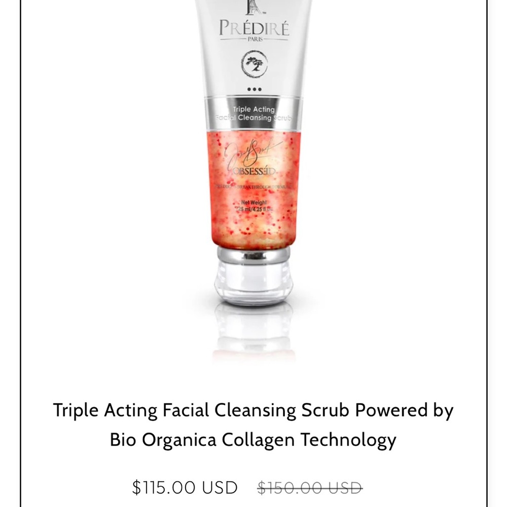 Predire Paris Triple Action, Facial Cleansing Scrub